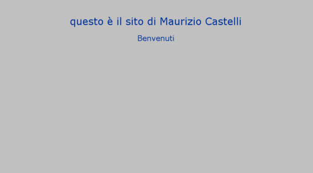 mauriziocastelli.com