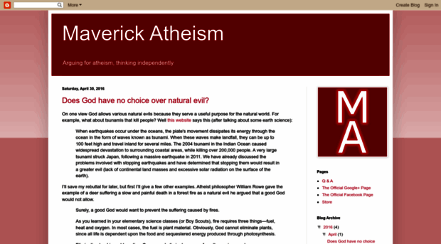 maverick-atheism.org