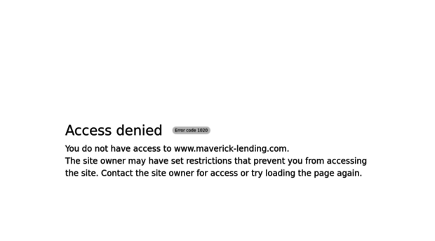 maverick-lending.com
