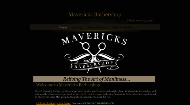 mavericksbarbershop.net
