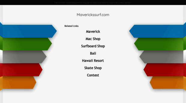 maverickssurf.com