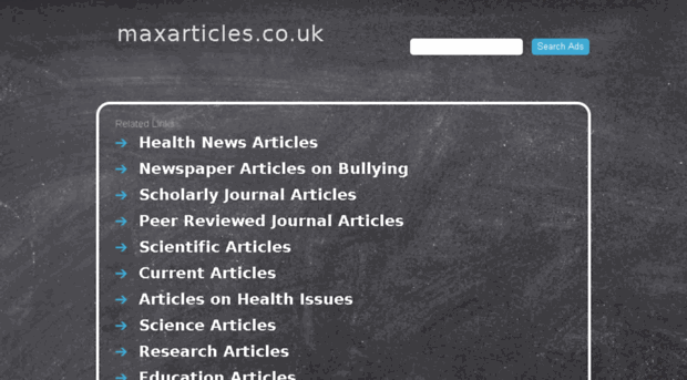 maxarticles.co.uk