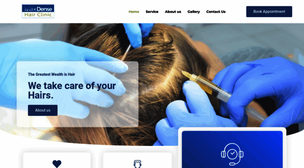 maxdensehairclinic.com