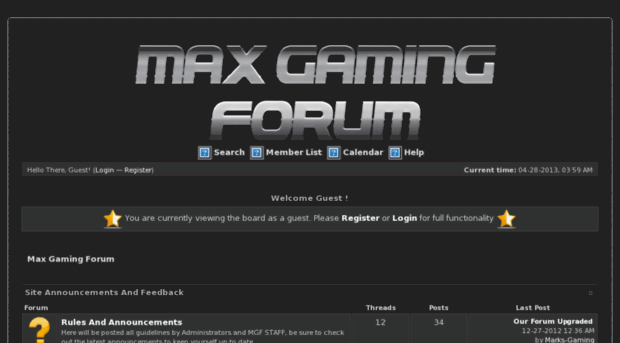 maxgamingforum.net