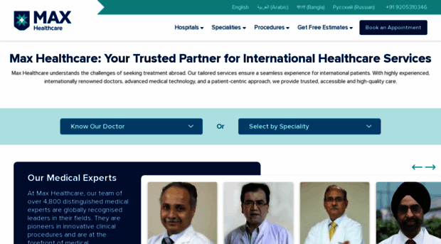 maxhospitalindia.com