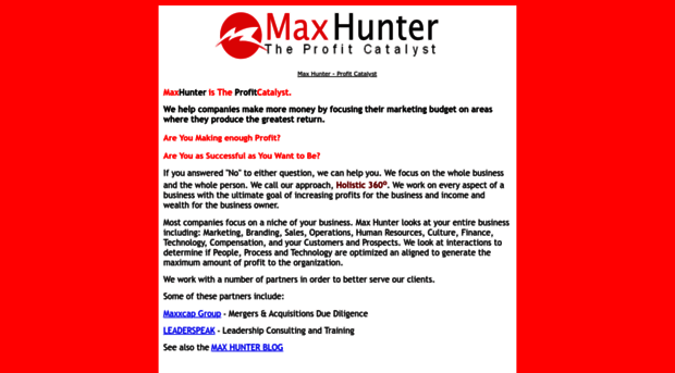 maxhunter.com