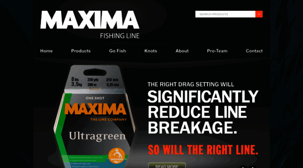 maximafishingline.com