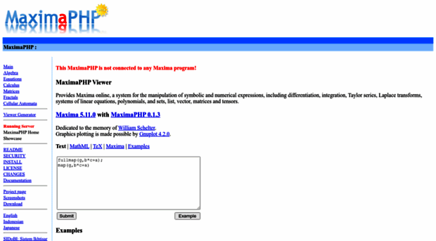 maximaphp.sourceforge.net