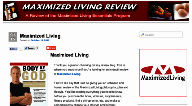 maximizedlivingreview.com