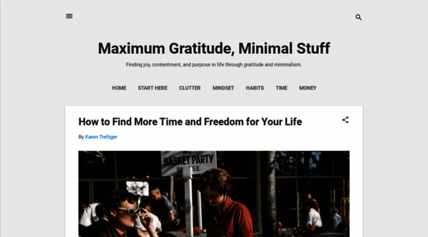 maximumgratitudeminimalstuff.com