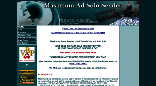 maximumsolosender.com