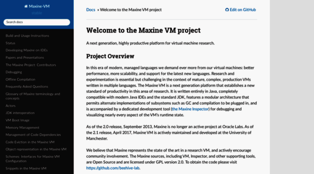 maxine-vm.readthedocs.io