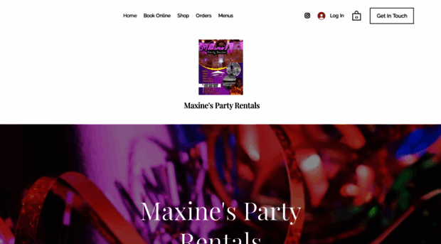 maxinespartyrentals.com