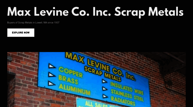 maxlevinescrapmetals.com