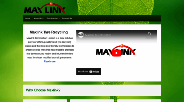 maxlinktyrerecycling.com