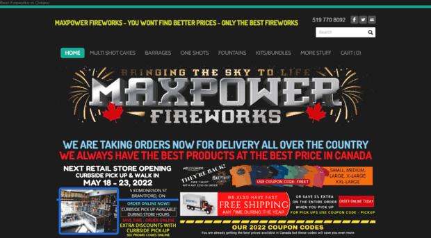 maxpowerfireworks.com