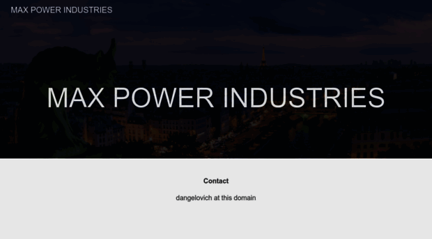 maxpowerindustries.com