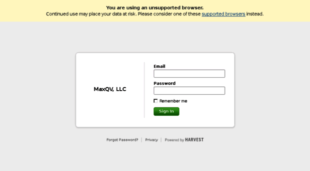 maxqv.harvestapp.com
