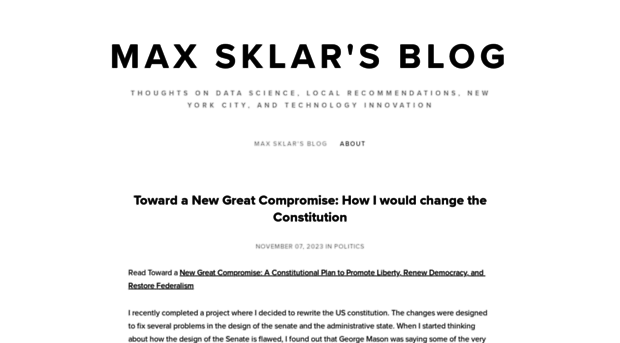 maxsklar.com