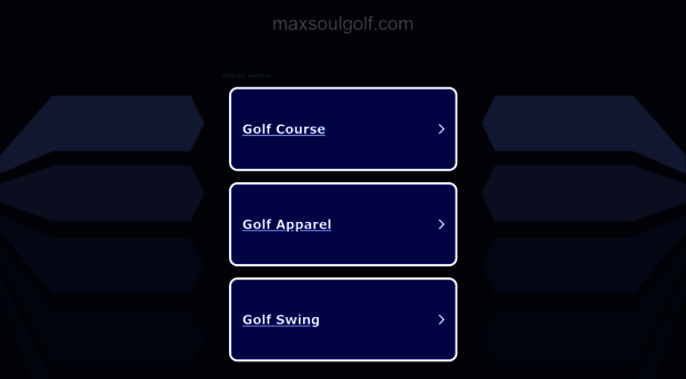 maxsoulgolf.com