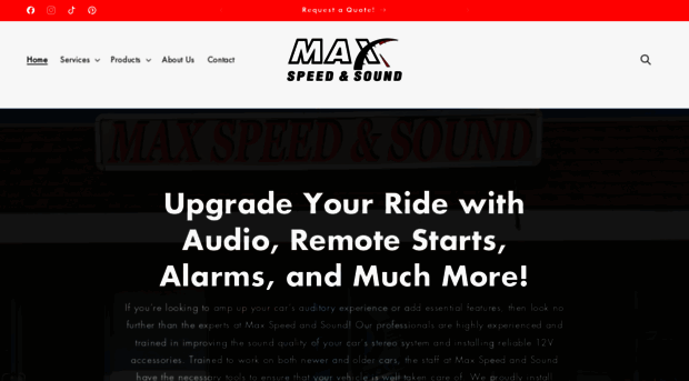 maxspeedandsound.com