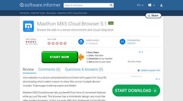 maxthon-cloud-browser.software.informer.com