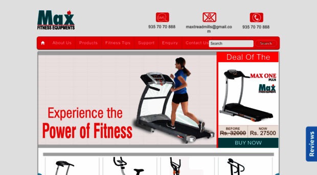 maxtreadmills.com