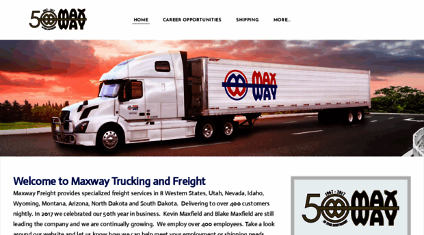 maxwaytrucking.com