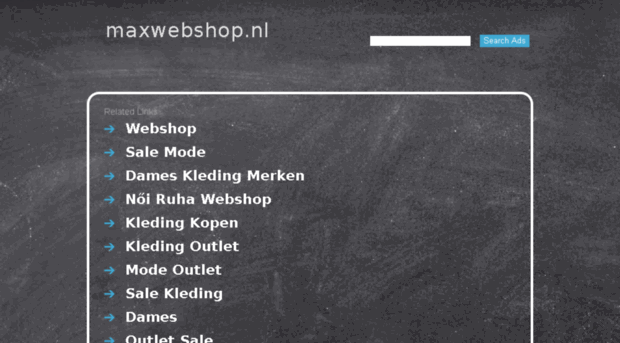 maxwebshop.nl