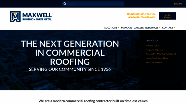 maxwellroofing.com