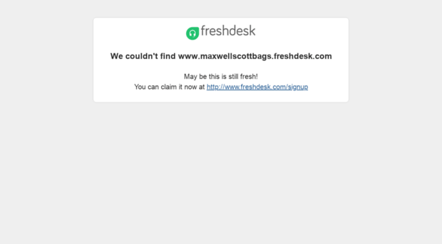 maxwellscottbags.freshdesk.com