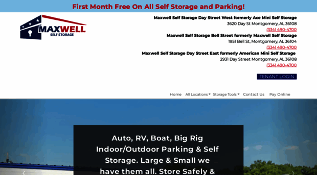 maxwellselfstorage.com