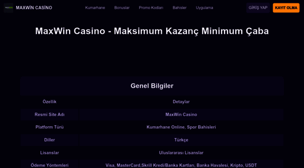 maxwincasinotr.com