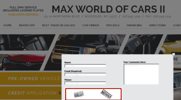 maxworldofcars.com