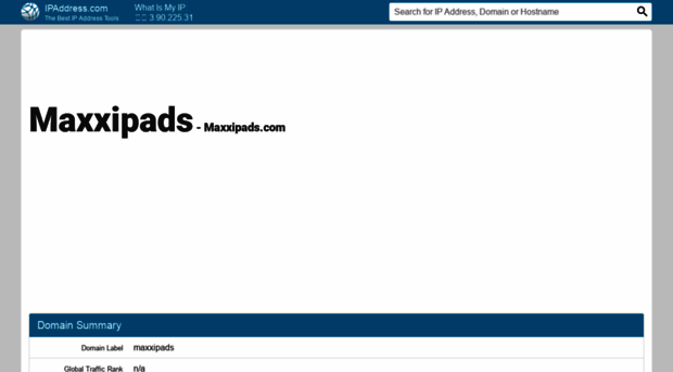 maxxipads.com.ipaddress.com