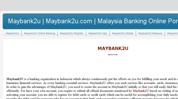 may-bank-2u.com