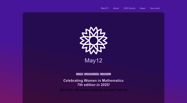 may12.womeninmaths.org