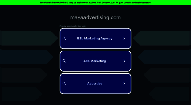 mayaadvertising.com