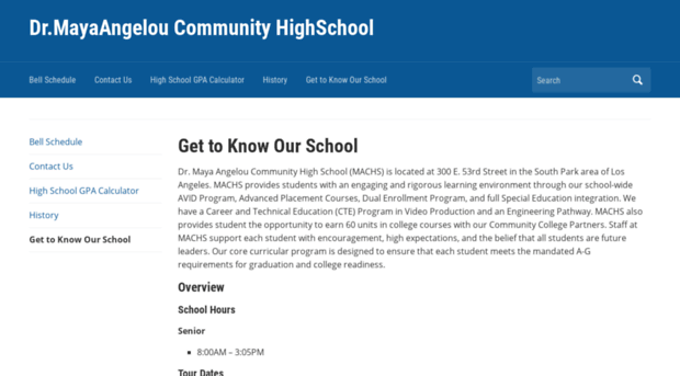 mayaangeloucommunityhighschool.com