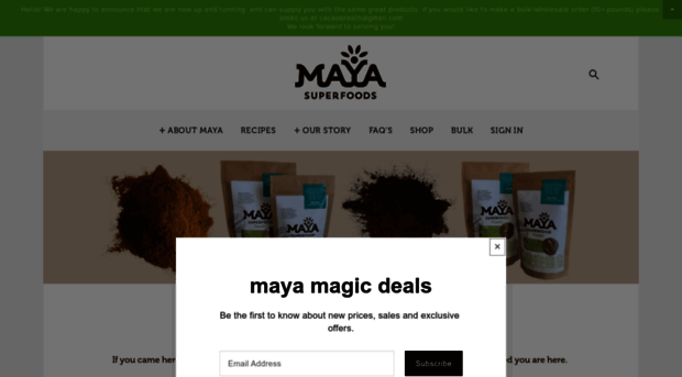 mayasuperfoods.com