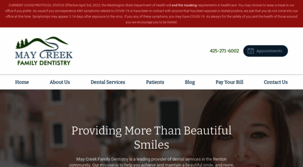 maycreekfamilydentistry.com