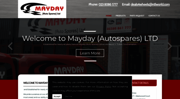 maydayautospares.co.uk