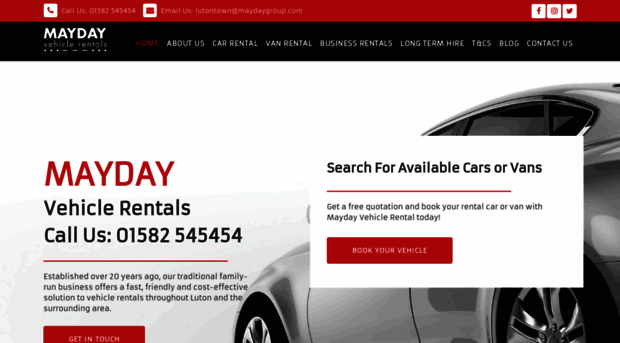 maydayvehiclerentals.com