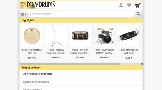 maydrums.shopgate.com