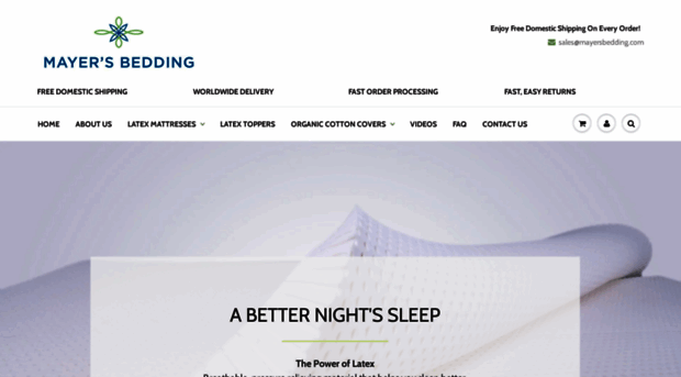 mayersbedding.com