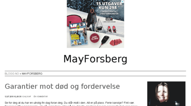 mayforsberg.blogg.no
