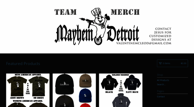 mayhemdetroitmerch.bigcartel.com