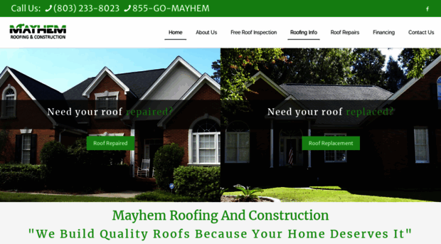 mayhemroofing.com