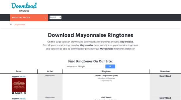 mayonnaise.download-ringtone.com