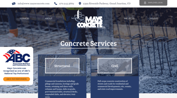 maysconcrete.com